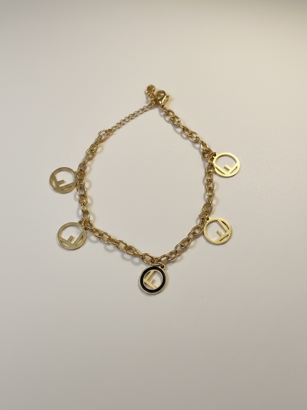 Upcycled inspired adjustable bracelet